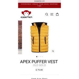NWT! Appaman Apex vest
